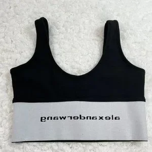 Alexander Wang | Tops | Alexander Wang Logo Elastic Bra In